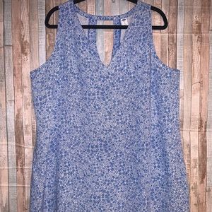 Blue tank dress